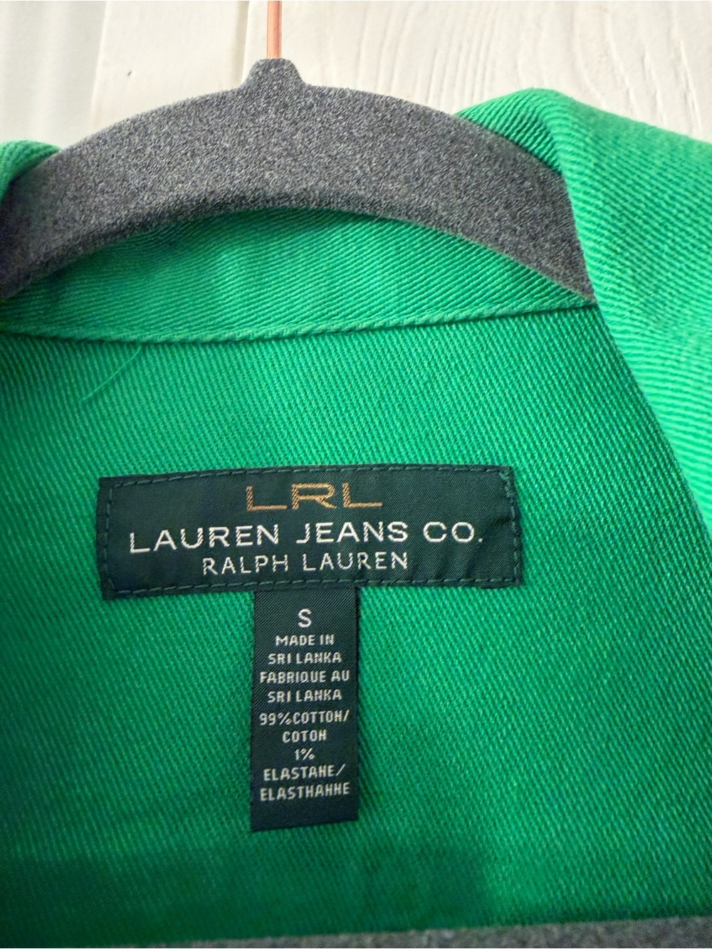 Ralph Lauren Women's Green Denim Jacket - Picture 2 of 4